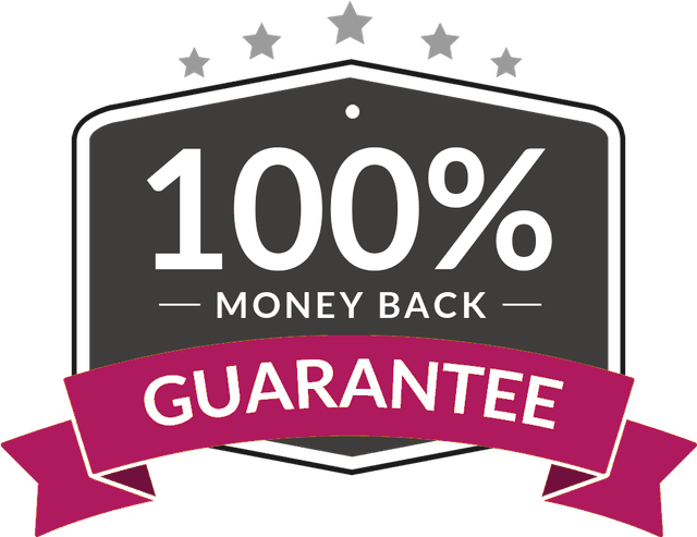 100% Money Back Guarantee
